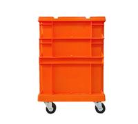 Bacs de rangement avec guides - Boîte de rangement empilable de style industriel | Boîtes de fleurs de plantation mobiles, boîtes de rangement empilables pour jouets