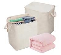 Bacs de rangement, cube de rangement en tissu Tpe pour jouets, vêtements, panier à linge multifonction pour l'organisation de la maison (40 x 30 x 45 cm)