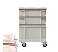 Bacs de rangement empilables avec roues | Capacité de rangement spacieuse pour l'organisation de la maison,Conteneur de rangement roulant et jardinière - Pour la maison, le bureau, le camping en plein