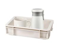 Bacs de rangement pour étagères | Boîte de rangement étanche et empilable | Boîte de rangement robuste pour outils de camping | Panier de style industriel polyvalent pour garage, placard, sous-sol