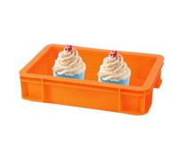 Bacs de rangement pour étagères | Boîte de rangement étanche et empilable | Boîte de rangement robuste pour outils de camping | Panier de style industriel polyvalent pour garage, placard, sous-sol