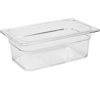 Bacs gastro, Bacs gastro en polycarbonate GN 1/4 profondeur 100mm, 265x162mm