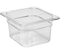 Bacs gastro, Bacs gastro en polycarbonate GN 1/6 profondeur 100mm, 176x162mm