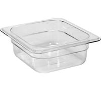 Bacs gastro, Bacs gastro en polycarbonate GN 1/6 profondeur 65mm, 176x162mm