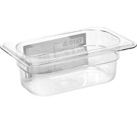 Bacs gastro, Bacs gastro en polycarbonate GN 1/9 profondeur 65mm, 176x108mm