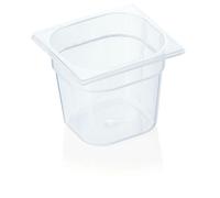 Bacs Gastronorm / Bacs GN, Plastique, GN 1/6, Série 84, Profondeur au choix : Bac GN 1/6-150 mm, Polypropylène Variante : Bac GN 1/6-150 mm