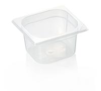 Bacs Gastronorm / Bacs GN, Plastique, GN 1/6, Série 89, Profondeur au choix : Bac GN 1/6-100 mm, Polypropylène Variante : Bac GN 1/6-100 mm
