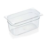 Bacs Gastronorm / Bacs GN, Plastique, Série 94, GN 1/3, Profondeur au choix : Bac GN 1/3-150 mm, Polycarbonate Variante : Bac GN 1/3-150 mm