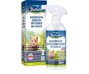 Bactador Désodorisant & Nettoyant pour Cage de Rongeurs - 500 ml