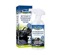 Bactador Nettoyant et Désodorisant Intérieur de voiture Spray 500 ml - Nettoyant microbiologique intérieur voiture & désodorisant - Fiable contre les odeurs d'animaux domestiques