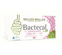Bactecal GE - Complément alimentaire naturel - Solutionner les selles molles - Bien-être intestinal et santé digestive - Probiotiques - 64 unités
