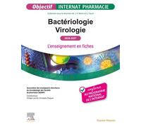 Bactériologie - Virologie 2026-2027 L'enseignement en fiches - Philippe Lanotte - Elsevier Masson - broché - Scolaire / Universitaire