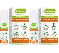 BACTERISAN Dermo Roll On, apaise les piqûres d'insectes, soulage les démangeaisons et apaise la peau, effet rafraîchissant, convient aux enfants et aux adultes 15 Ml, Clair (Lot de 2)