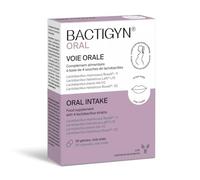 Bactigyn® Oral - Probiotiques Femme Intime - 4 souches de lactobacilles - 2,10⁹ UFC par gélule - Équilibre microbiote & confort féminin - Fabriqué en France - 30 gélules