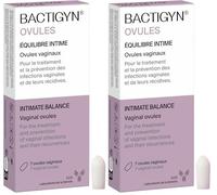 BACTIGYN Ovules Vaginaux - Traitement et Prévention Vaginose Bactérienne, Mycose, Sécheresse et récidives - Restaure la Flore Intime - Démangeaisons et Inconfort - 7 Ovules Sans Hormones (Lot de 2)