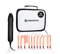 BactoSfera DARSONVAL : appareil de darsonvalisation multifonction avec 11 électrodes pour le rajeunissement de la peau, le soin des cheveux et la thérapie complète (noir)
