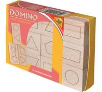 BACZEK Domino en bois. - figures géométriques 02292