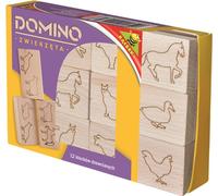 BACZEK Dominos en bois - animaux 02285
