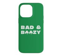 Bad and Boozy Trèfle Irlandais 3 Feuilles St Patrick Coque pour iPhone 14 Pro Max