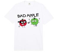 Bad Apple Funny Fruit Pun Comfort Colors Adult Heavyweight T-Shirt