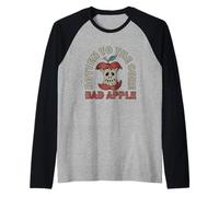 Bad Apple Funny Retro, pourri jusqu'à la moelle Manche Raglan