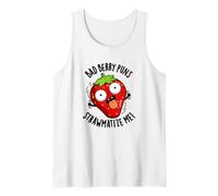 Bad Berry Puns Strawmatize Me Jeu de Mots à la Fraise Débardeur
