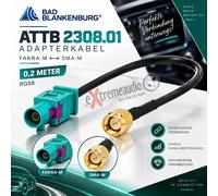 Bad Blankenburg ATTB 2308.01 Fakra Câble adaptateur 0,2 mètre SMA-M, RG58