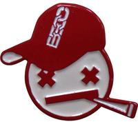 Bad Boy Chiller Crew - Emoji - Badge - Logo en laiton RO11715 (Taille unique) (Rouge/Blanc)