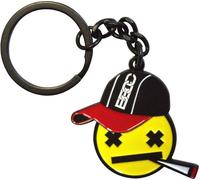 Bad Boy Chiller Crew - Porte-clés Emoji RO11704 (Taille unique) (Noir/Jaune)