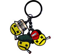 Bad Boy Chiller Crew - Porte-clés pendentif emoji RO11980 (taille unique) (Jaune)