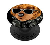 Bad Boy Funny Teddy Bear Illustration Graphic Design Style PopSockets PopGrip Adhésif
