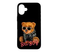 Bad Boy Tee Shirts, Funny Teddy Bear Graphic Design Style Coque pour iPhone 16 Plus