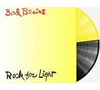 Bad Brains - Rock For Light - Exclusive Limited Edition Yellow & Black Split Colored vinyl LP (Only 500 Copies Pressed Worldwide)