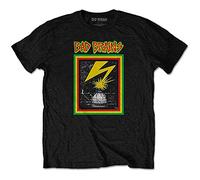 Bad Brains T Shirt Capitol Strike Band Logo Nouveau Officiel Homme Noir Size L