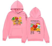 Bad Bunny Un Verano Sin TI Imprimer Sweat À Capuche Pull À Manches Longues Hip-Hop Streetwear Hauts Sweats
