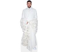 Bad Bunny (White Outfit) Silhouette en Carton Taille Mini