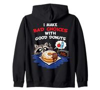 Bad Choices with Good Donuts Donuts Food Lover Donut Mangeur de Beignets Sweat à Capuche