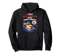 Bad Choices with Good Donuts Donuts Food Lover Donut Mangeur de Beignets Sweat à Capuche