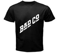 Bad Co Bad Company Logo Rock Legend Unisex 100% Cotton Short-Sleeve T-Shirts Black L