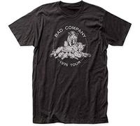Bad Company 1976 Tour Concert Run with The Pack Cover Men T Shirt Black XXL
