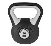 Bad Company Black & White Kettlebell Boule Haltères main Poids Guide avec instructions bebilderter d'entraînement - Tailles au choix (St)