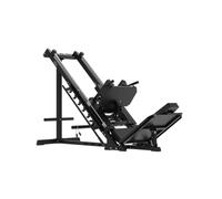 Bad Company Hackenschmidt BCA-150/B Presse à jambes 45° Noir I Hackenschmidt Presse à jambes pour la maison Développement musculaire Compatible avec les disques d'haltères de 30 mm et/ou 50 mm I