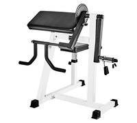 Bad Company Machines Curl pour bras I Pour entraîner les biceps et les triceps et avec support pour disques pesant 30/31 et 50/51 mm, charge jusqu'à 80 kg I BCA-21