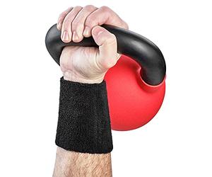 Bad Company Pro Kettlebell Lot de 2 protections pour les avant-bras Noir