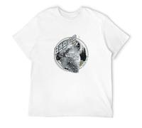 Bad Company Run with Pack Howling Wolf Concert Tour Hard Rock Band T-Shirt Mens White Tees Unisex Shirt XL