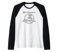 Bad Company Runnin' with the Pack Wolves Manche Raglan