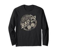 Bad Company Straight Shooter 1975 Effet vieilli Manche Longue