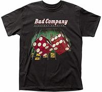 Bad Company Straight Shooter T-shirt pour homme Rock N Roll Noir Noir, Noir , XXL