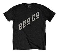 Bad Company - T-Shirt # L Unisex Black # Slant Logo [Import]