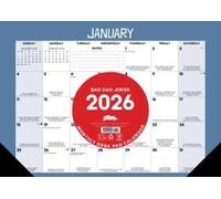 Bad Dad Jokes 2026 17 X 12 Small Monthly Deskpad